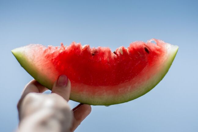 شريحة بطيخ